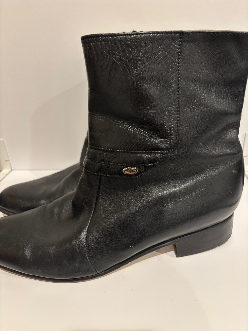 El Besserro Men's Genuine Leather Western Dress Boots -Size US 9.5 (MX 27.5)